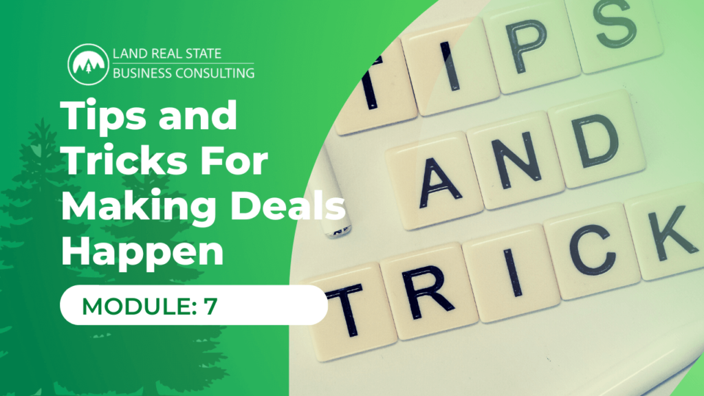 Tips and Tricks For Making Deals Happen