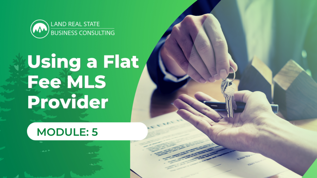 Using a Flat Fee MLS Provider