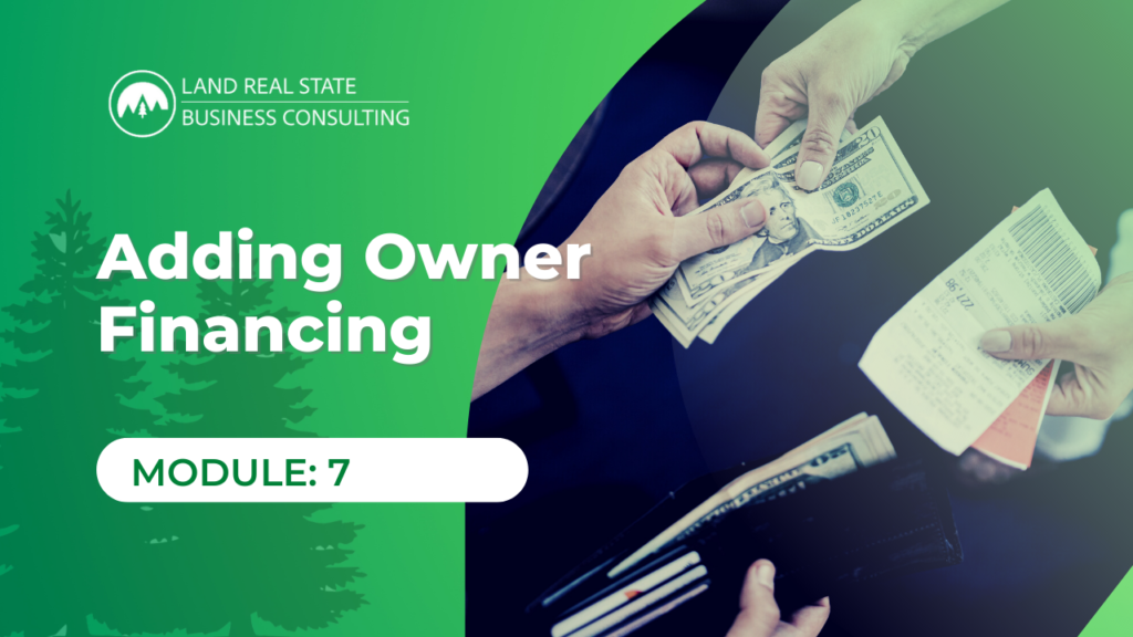 Adding Owner Financing